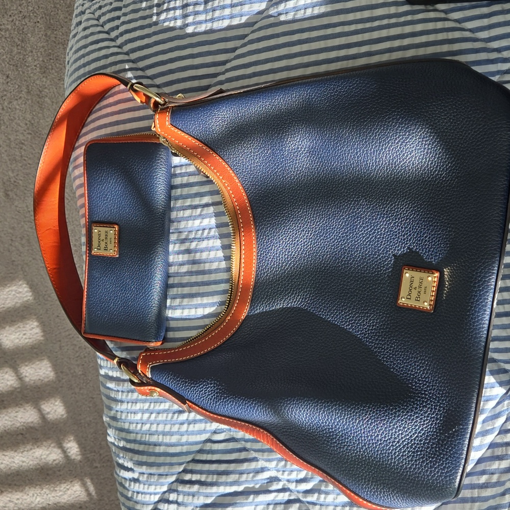 Dooney and Burk Navy Purse and Wallet
